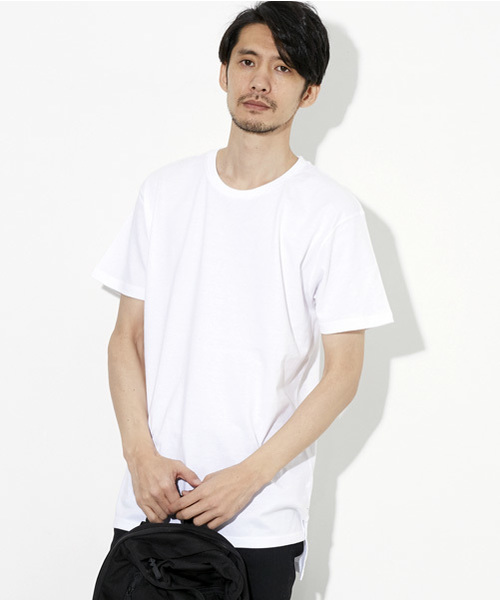 STUDIOUS（ステュディオス）の「【UNITED ATHLE】ヘビーウェイトロングレングススリットTシャツ 500901（Tシャツ/カットソー・メンズ・ホワイト/グレー/ブラック/ダークグレー・MEDIUM/LARGE）」の2枚目の写真