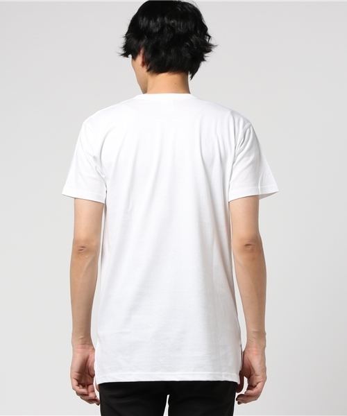 STUDIOUS（ステュディオス）の「【UNITED ATHLE】ヘビーウェイトロングレングススリットTシャツ 500901（Tシャツ/カットソー・メンズ・ホワイト/グレー/ブラック/ダークグレー・MEDIUM/LARGE）」の6枚目の写真