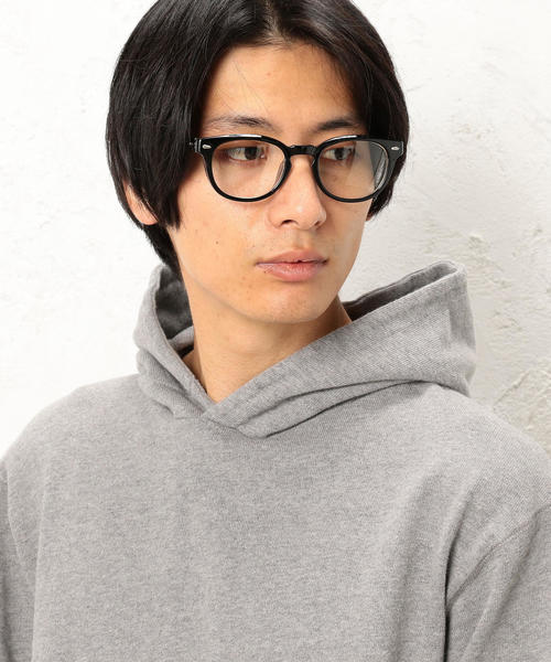 green label relaxing(グリーンレーベルリラクシング)の「BC GLR CLEAR WELLINGTON めがね / ウェリントン(メガネ・メンズ・ダークブラウン/ブラック・FREE)」の9枚目の写真