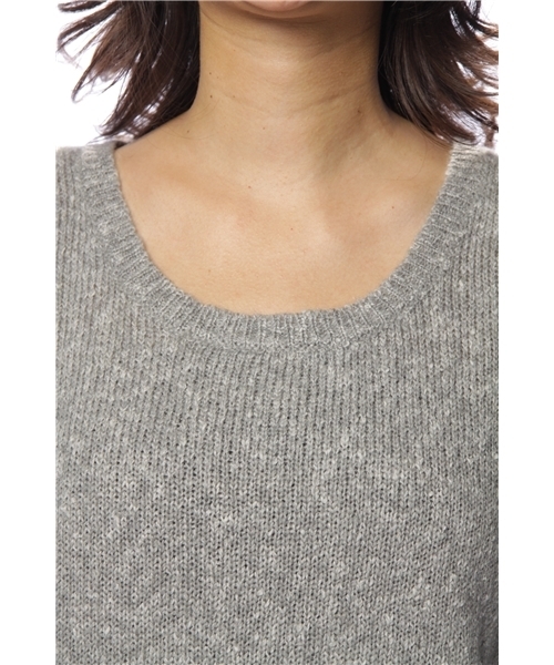 earth music&ecology（アースミュージックアンドエコロジー）の「ｹ-ﾌﾞﾙ袖ﾕﾙ/KT（ニット/セーター・レディース・ライトグレー/ベージュ/ピンク/アイボリー・FREE）」の7枚目の写真