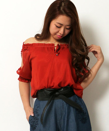 VENCEEXCHANGE | シフォンヨウリュウスモック(シャツ/ブラウス)