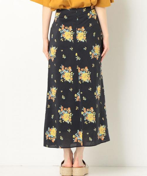 Another Edition（アナザーエディション）の「フラワープリントスカート2 ◆（スカート・レディース・ネイビー/ブラック・フリー）」の3枚目の写真