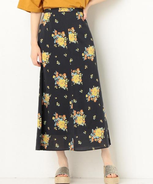 Another Edition（アナザーエディション）の「フラワープリントスカート2 ◆（スカート・レディース・ネイビー/ブラック・フリー）」の11枚目の写真