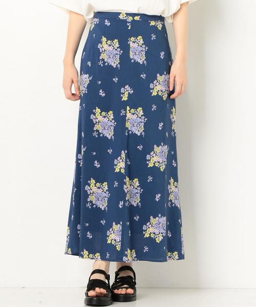 Another Edition（アナザーエディション）の「フラワープリントスカート2 ◆（スカート・レディース・ネイビー/ブラック・フリー）」の14枚目の写真