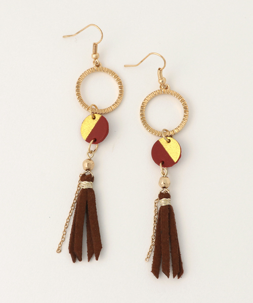 チャイハネ（チャイハネ）の「【チャイハネ】ジオメフリンジピアス（ピアス（両耳用）・レディース・その他3/その他1/その他2・FREE）」の6枚目の写真