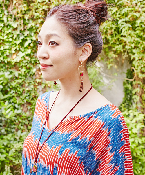 チャイハネ（チャイハネ）の「【チャイハネ】ジオメフリンジピアス（ピアス（両耳用）・レディース・その他3/その他1/その他2・FREE）」の7枚目の写真