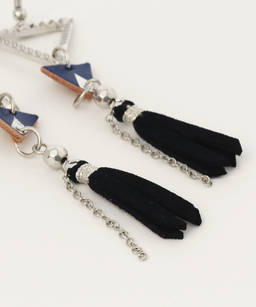 チャイハネ（チャイハネ）の「【チャイハネ】ジオメフリンジピアス（ピアス（両耳用）・レディース・その他3/その他1/その他2・FREE）」の4枚目の写真