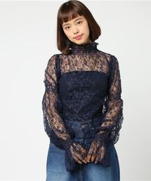 onespo | シャーリングレーストップス(Tシャツ/カットソー)