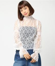 onespo | シャーリングレーストップス(Tシャツ/カットソー)