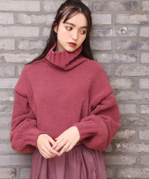 one after another NICE CLAUP | モールハイネックビッグニット(ニット/セーター)