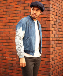 MR.OLIVE | MUU 80'S HAND CHECKER / DROP SHOULDER ZIP UP BLOUSON(ブルゾン)