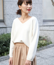 laboratory work | シルク混ミラノリブニットプルオーバー(ニット/セーター)