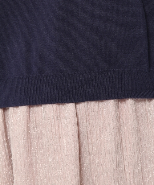 laboratory work（ラボラトリーワーク）の「シルク混ミラノリブニットプルオーバー（ニット/セーター・レディース・ホワイト/杢グレー/ピンク/ネイビー・MEDIUM）」の18枚目の写真