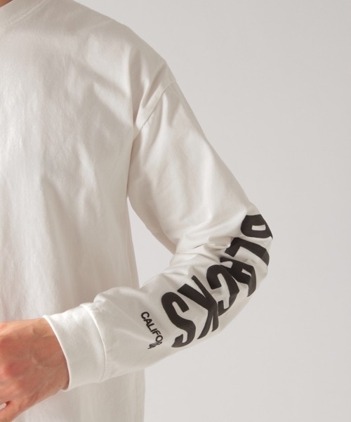 BAYFLOW(ベイフロー)の「【WEB限定アイテム】BAYFLOW/“BLACKS”スリーブロゴ長袖Tシャツ 18SS(Tシャツ/カットソー・メンズ・ホワイト/チャコール・MEDIUM/LARGE/SMALL)」の16枚目の写真