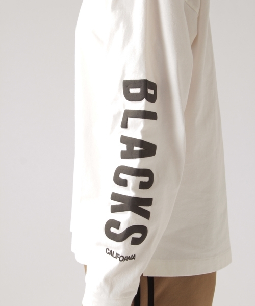 BAYFLOW(ベイフロー)の「【WEB限定アイテム】BAYFLOW/“BLACKS”スリーブロゴ長袖Tシャツ 18SS(Tシャツ/カットソー・メンズ・ホワイト/チャコール・MEDIUM/LARGE/SMALL)」の18枚目の写真