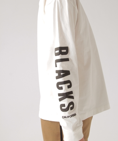 BAYFLOW(ベイフロー)の「【WEB限定アイテム】BAYFLOW/“BLACKS”スリーブロゴ長袖Tシャツ 18SS(Tシャツ/カットソー・メンズ・ホワイト/チャコール・MEDIUM/LARGE/SMALL)」の19枚目の写真