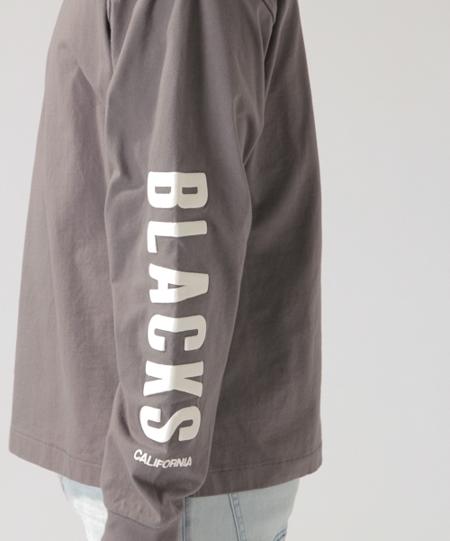 BAYFLOW(ベイフロー)の「【WEB限定アイテム】BAYFLOW/“BLACKS”スリーブロゴ長袖Tシャツ 18SS(Tシャツ/カットソー・メンズ・ホワイト/チャコール・MEDIUM/LARGE/SMALL)」の20枚目の写真