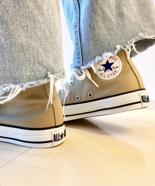 CONVERSE(コンバース)の「CONVERSE コンバース オール スター カラーズ ハイ / ALL STAR COLORS HI (ベージュ) 32664389(スニーカー・レディース・ベージュ・22.5cm/23.5cm/24.5cm/25.5cm/26.5cm/27.5cm/23.0cm/24.0cm/25.0cm/26.0cm/27.0cm/28.0cm/29.0cm/22.0cm)」の7枚目の写真