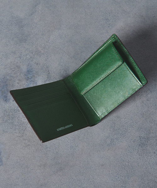 新しいブランド サフィアーノ ウォレット 財布 United 2つ折 財布 小物 2つ折 Uadb United Arrows ユナイテッドアローズ のファッション 財布