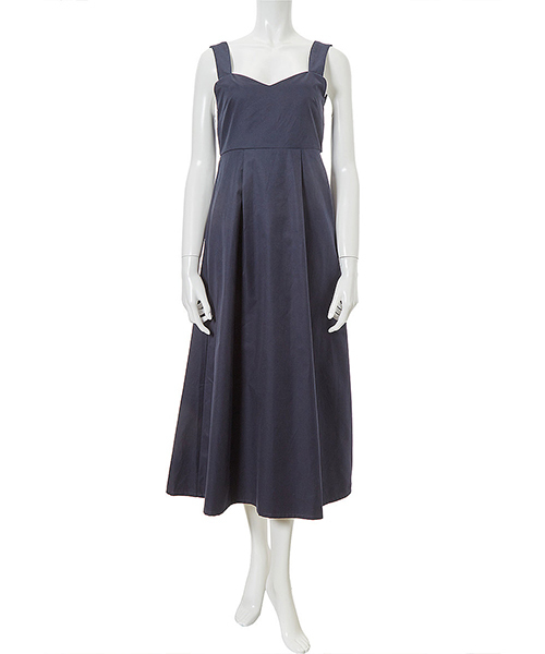 fifth(フィフス)の「バックシャンロングマキシワンピース(ワンピース・レディース・ベージュ/カーキ/ネイビー/グレー・MEDIUM)」の4枚目の写真