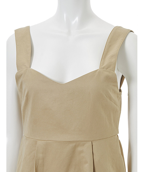 fifth(フィフス)の「バックシャンロングマキシワンピース(ワンピース・レディース・ベージュ/カーキ/ネイビー/グレー・MEDIUM)」の8枚目の写真