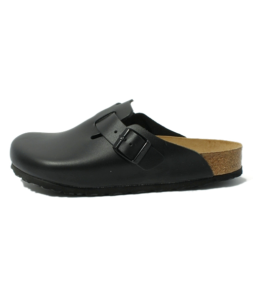 BIRKENSTOCK（ビルケンシュトック）の「BOSTON/ボストン　ブラックソフトフットベッド (MEN)（その他シューズ・メンズ・ブラック・39/40/41/42/43）」の2枚目の写真