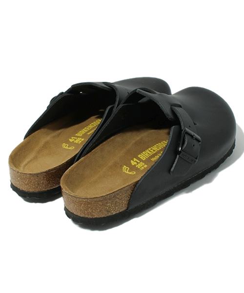 BIRKENSTOCK（ビルケンシュトック）の「BOSTON/ボストン　ブラックソフトフットベッド (MEN)（その他シューズ・メンズ・ブラック・39/40/41/42/43）」の4枚目の写真