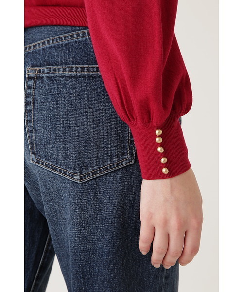 JILL STUART（ジルスチュアート）の「◆ロロットニット（ニット/セーター・レディース・ホワイト/ブラック/インディゴブルー/ボルドー・FREE）」の12枚目の写真