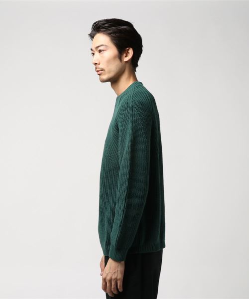 BATONER（バトナー）の「【BATONER】片畦クルーネックニット（ニット