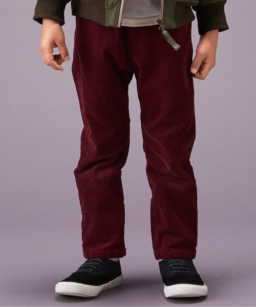 apres les cours(アプレレクール)の「コールテン長パンツ 10分丈(その他パンツ・キッズ・エンジ/ベージュ/ネイビー/オフホワイト・90/100/110/120/80/130/140)」の1枚目の写真