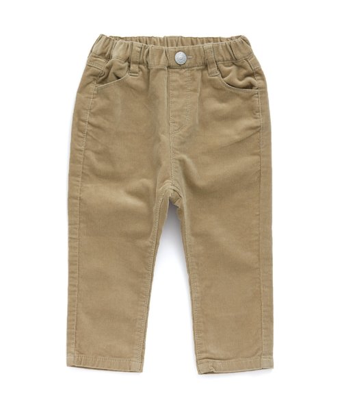 apres les cours(アプレレクール)の「コールテン長パンツ 10分丈(その他パンツ・キッズ・エンジ/ベージュ/ネイビー/オフホワイト・90/100/110/120/80/130/140)」の3枚目の写真