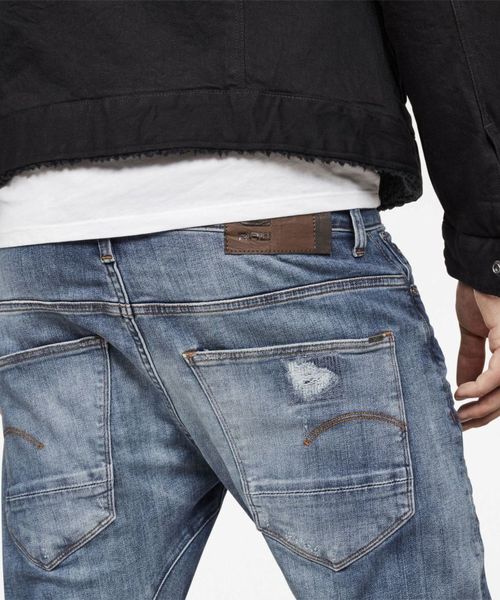 【F】　美品　ジースターロゥ　デニムパンツ　インディゴ　ブラック 中古・古着通販】G-STAR RAW (ジースターロゥ) デニムパンツ