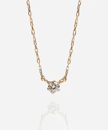 cui-cui(�L���C�L���C)�̈�� �_�C�������h 0.05ct �l�b�N���X | K10YG(�l�b�N���X)