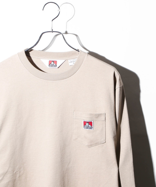 BEN DAVIS（ベンデイビス）の「WEGO/BEN DAVISポケットロンT（Tシャツ/カットソー・メンズ・グリーン系その他/ダークグリーン/レッド/オレンジ/ベージュ/ホワイト/ブラック/パープル系その他・MEDIUM/LARGE）」の4枚目の写真