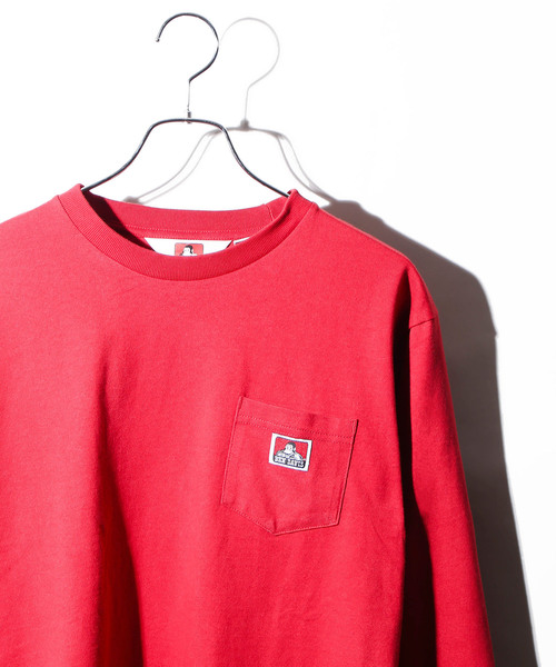 BEN DAVIS（ベンデイビス）の「WEGO/BEN DAVISポケットロンT（Tシャツ/カットソー・メンズ・グリーン系その他/ダークグリーン/レッド/オレンジ/ベージュ/ホワイト/ブラック/パープル系その他・MEDIUM/LARGE）」の8枚目の写真