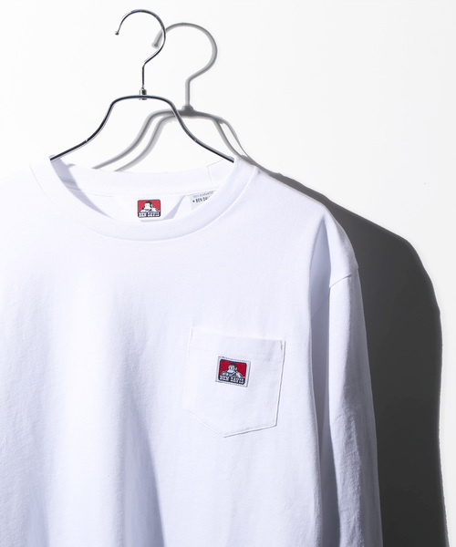 BEN DAVIS（ベンデイビス）の「WEGO/BEN DAVISポケットロンT（Tシャツ/カットソー・メンズ・グリーン系その他/ダークグリーン/レッド/オレンジ/ベージュ/ホワイト/ブラック/パープル系その他・MEDIUM/LARGE）」の2枚目の写真