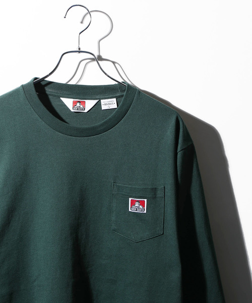BEN DAVIS（ベンデイビス）の「WEGO/BEN DAVISポケットロンT（Tシャツ/カットソー・メンズ・グリーン系その他/ダークグリーン/レッド/オレンジ/ベージュ/ホワイト/ブラック/パープル系その他・MEDIUM/LARGE）」の5枚目の写真