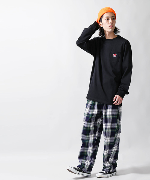 BEN DAVIS（ベンデイビス）の「WEGO/BEN DAVISポケットロンT（Tシャツ/カットソー・メンズ・グリーン系その他/ダークグリーン/レッド/オレンジ/ベージュ/ホワイト/ブラック/パープル系その他・MEDIUM/LARGE）」の17枚目の写真
