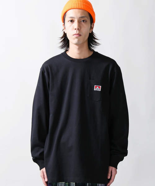 BEN DAVIS（ベンデイビス）の「WEGO/BEN DAVISポケットロンT（Tシャツ/カットソー・メンズ・グリーン系その他/ダークグリーン/レッド/オレンジ/ベージュ/ホワイト/ブラック/パープル系その他・MEDIUM/LARGE）」の13枚目の写真