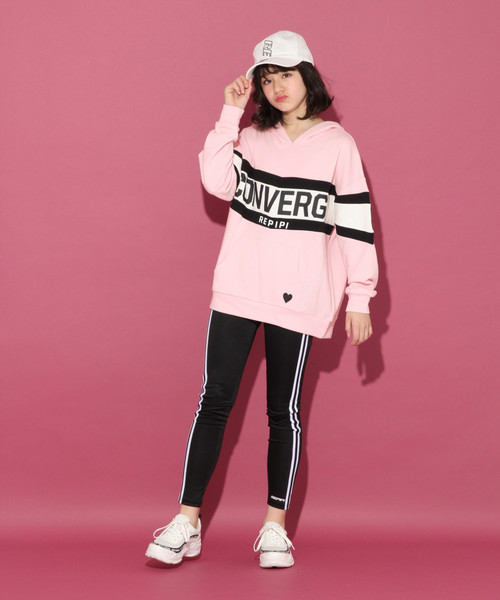 repipi armario(レピピ アルマリオ)の「サイドラインカットレギンス(その他パンツ・キッズ・その他1/その他2/パープル/ライトグリーン/レッド系その他・X-SMALL/LARGE/SMALL/MEDIUM)」の4枚目の写真