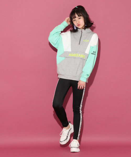 repipi armario(レピピ アルマリオ)の「サイドラインカットレギンス(その他パンツ・キッズ・その他1/その他2/パープル/ライトグリーン/レッド系その他・X-SMALL/LARGE/SMALL/MEDIUM)」の5枚目の写真