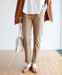 ストレッチ綿ツイルチノパンツ ウエストゴム