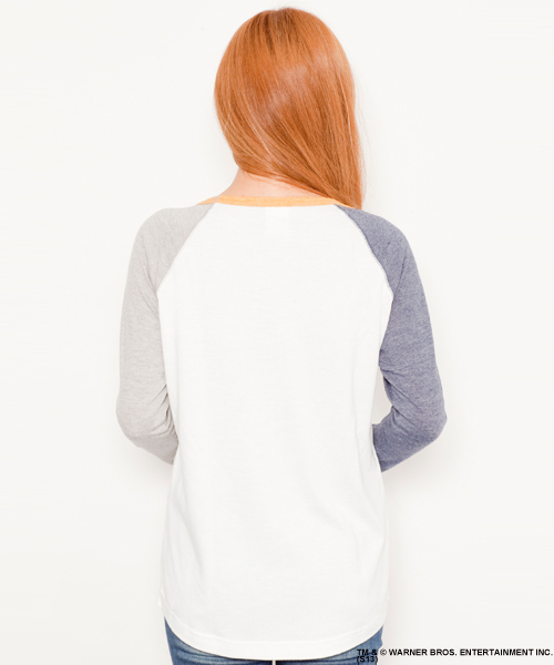 X-girl(エックスガール)の「GREMLiNS GIZMO SAY UH OH! BIG B/B TEE(Tシャツ/カットソー・レディース・ブラック/ピンク/マルチ・1/2)」の5枚目の写真