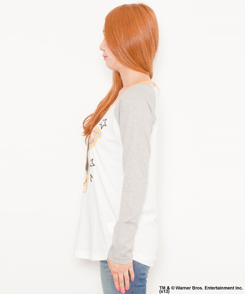 X-girl(エックスガール)の「GREMLiNS GIZMO SAY UH OH! BIG B/B TEE(Tシャツ/カットソー・レディース・ブラック/ピンク/マルチ・1/2)」の6枚目の写真