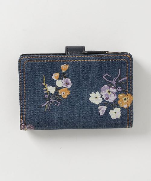 「新品」COACH コーチミディアム コーナー ジップ ウォレット・フローラル 公式】コーチアウトレット | ミディアム コーナー ジップ ウォレット