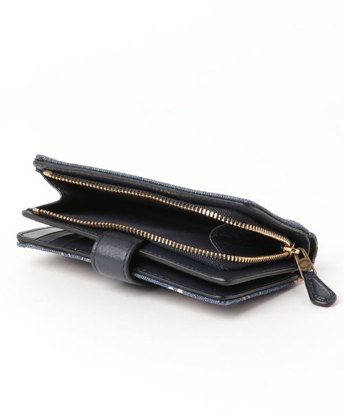 【COACH☆新品】ミディアム コーナー ジップ ウォレット・ロゼット プリント COACH コーチ ☆COACH☆ 財布 ミディアム コーナージップ