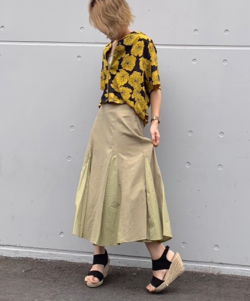 FREE'S MART（フリーズマート）の「◆トロピカル開衿シャツ（シャツ/ブラウス・レディース・ブラック系その他/ベージュ系その他・FREE）」の16枚目の写真