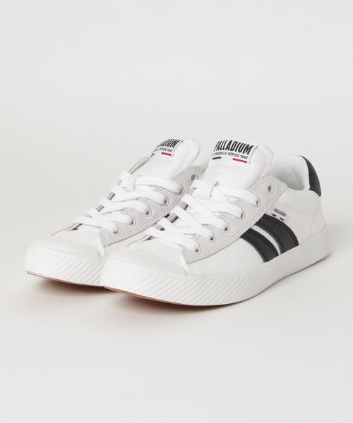 PALLADIUM（パラディウム）の「PALLADIUM/パラディウム PALLAPHOENIX FLAME C/パラフェニックス フレイム キャンバス（スニーカー・メンズ・ブラック/ホワイト×レッド/ホワイト×ブラック/レッド・23cm/25cm/27cm/23.5cm/25.5cm/27.5cm/24cm/26cm/28cm/22.5cm/24.5cm/26.5cm）」の3枚目の写真