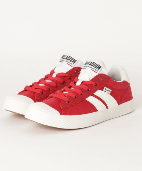 PALLADIUM（パラディウム）の「PALLADIUM/パラディウム PALLAPHOENIX FLAME C/パラフェニックス フレイム キャンバス（スニーカー・メンズ・ブラック/ホワイト×レッド/ホワイト×ブラック/レッド・23cm/25cm/27cm/23.5cm/25.5cm/27.5cm/24cm/26cm/28cm/22.5cm/24.5cm/26.5cm）」の4枚目の写真