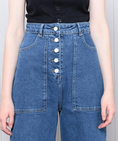AALTO パンツ Aalto（アールト）の「＜AALTO＞DENIM WIDE PANTS/パンツ